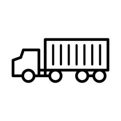 truck icon vector template