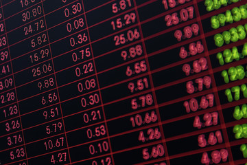 Fototapeta premium Background of stock financial market concept