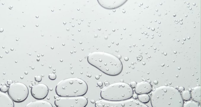 abstract Bubbles fluid oil background - slow motion, 4096 &times; 2160 60 FPS 4k video footage.
