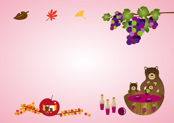 秋イメージ背景