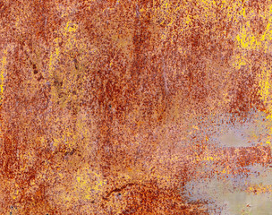Old rusty metal as an abstract background