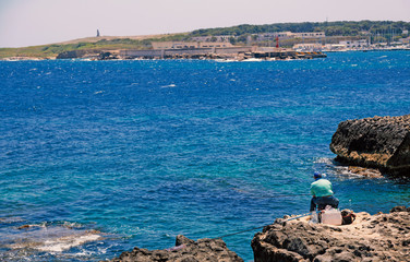A pesca sulle rocce di Otranto - Salento