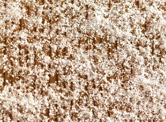 Snowflakes on an orange background.