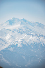 Fototapeta premium snow covered mountains