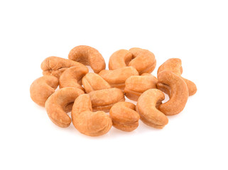 Cashew nut isolated on white background