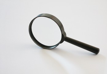 magnifying glass isolated on white background
