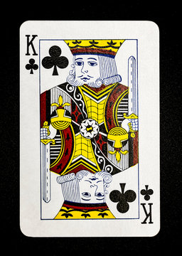 King of Clubs playing card