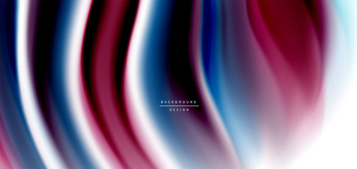 Silk smooth lines on white, liquid fluid color waves. Vector Illustrations For Wallpaper, Banner, Background, Card, Book, Illustration, landing page, cover, placard, poster, banner, flyer, design