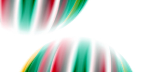 Silk smooth lines on white, liquid fluid color waves. Vector Illustrations For Wallpaper, Banner, Background, Card, Book, Illustration, landing page, cover, placard, poster, banner, flyer, design