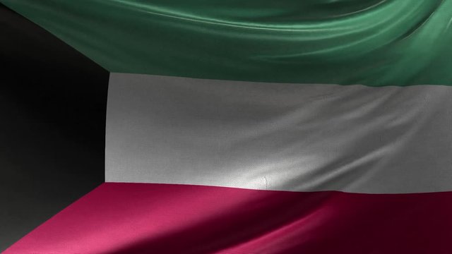 Flag of Kuwait 3D Loop