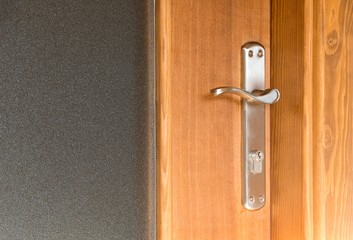 door handle. house door lock