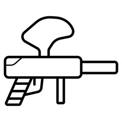Paintball icon vector illustration photo