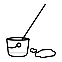 Cleaning icon vector illustration photo