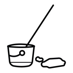 Cleaning icon vector illustration photo