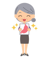 健康的な胃の患者