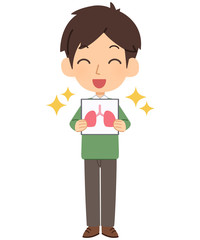 健康的な肺の患者