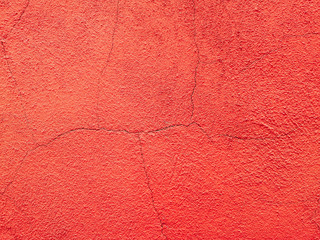  Red background. Red painted concrete wall
