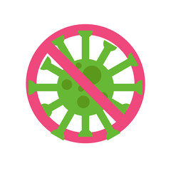 Obraz premium COVID-19 corona virus, virus wuhan from china icon. Vector illustration.