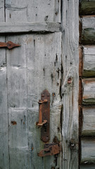 Old rustic wooden door, Texture door