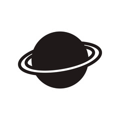 Planet icon. Vector graphic illustration. Suitable for website design, logo, app, template, and ui. EPS 10.