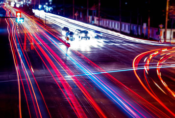 Abstract high speed traveling  background