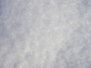 White snow and clear ice. Background