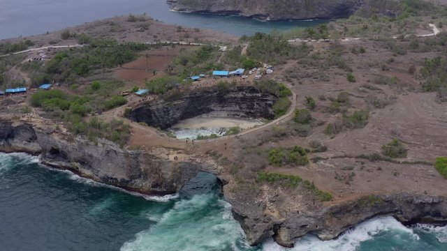 BROKEN BEACH Indonesia Nusa Penida. Stunning Aerial Shots. Now, is Bali's most popular Tour and destination.