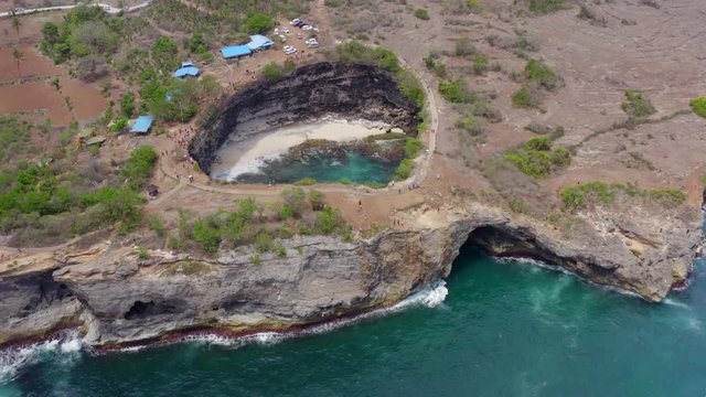 BROKEN BEACH Indonesia Nusa Penida. Stunning Aerial Shots. Now, is Bali's most popular Tour and destination.
