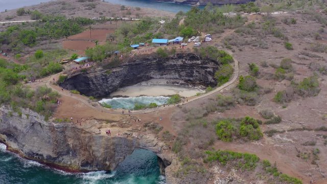 BROKEN BEACH Indonesia Nusa Penida. Stunning Aerial Shots. Now, is Bali's most popular Tour and destination.