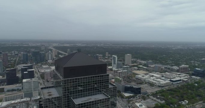This video is about an aerial view of the Williams Tower and Galleria Mall area in Houston, Texas. This video was filmed in 4k for best image quality.