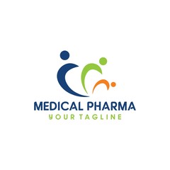Medical Pharma Logo Care and Medical