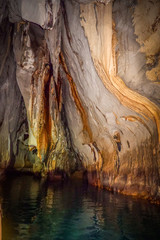 Cave in Underground river national park, Palawan, Philippines.