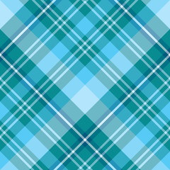 Seamless pattern in great blue colors for plaid, fabric, textile, clothes, tablecloth and other things. Vector image. 2