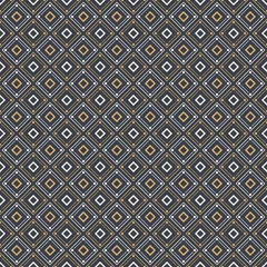 Gordijnen Abstracte ruiten naadloze patroon. Herhalende geometrische tegels, ornament. Moderne stijlvolle textuur. Interieurontwerp, digitaal papier, web, textielprint, pakket. Vector kleur achtergrond. © Andrey