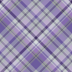 Fototapeta premium Seamless pattern in great violet and grey colors for plaid, fabric, textile, clothes, tablecloth and other things. Vector image. 2