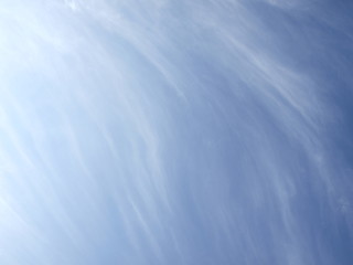 푸른하늘과 실구름