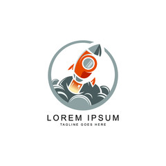 rocket logo template
