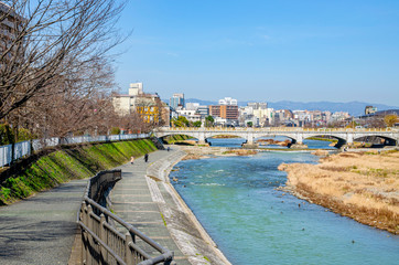 京都の鴨川
