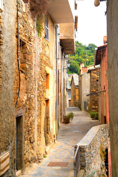 Little lane French village Casinca