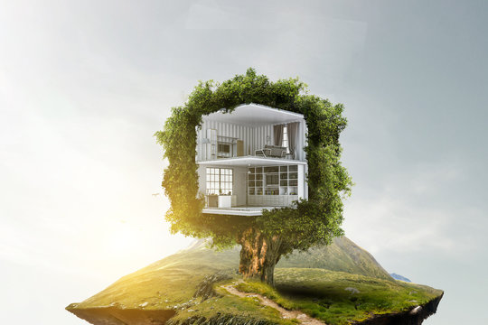 Real Estate And Ecology Concept