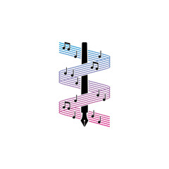 Music Writer Logo Template Design