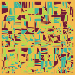 Abstract Random Color Poligones Generative Art background illustration