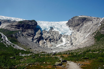 Fototapeta na wymiar Borgefjell Glacier Norway