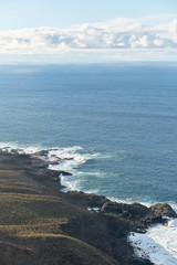 road and coast of the island