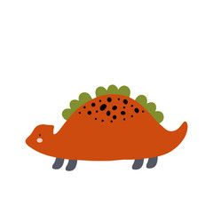 Cute cartoon animal vector illustration. Abstract icon for baby posters, art prints, fashion apparel or stickers.