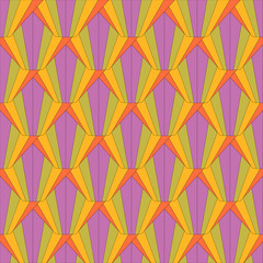 Geometric seamless pattern with bright colors.For printing on textiles, paper.Vector illustration.