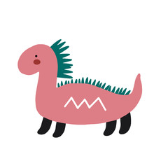 Cute cartoon animal vector illustration. Abstract icon for baby posters, art prints, fashion apparel or stickers.
