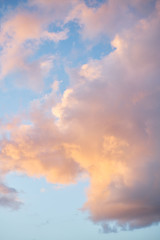 pink clouds