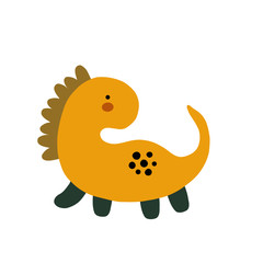 Cute cartoon animal vector illustration. Abstract icon for baby posters, art prints, fashion apparel or stickers.