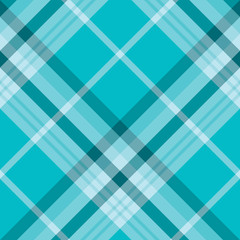 Seamless pattern in great beautiful water blue  colors for plaid, fabric, textile, clothes, tablecloth and other things. Vector image. 2